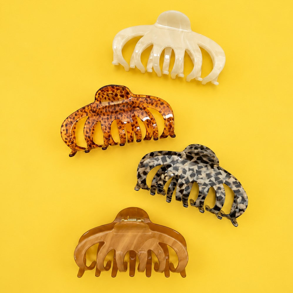 Large Curved Octopus-Inspired Hair Claw Clips | 40H1223