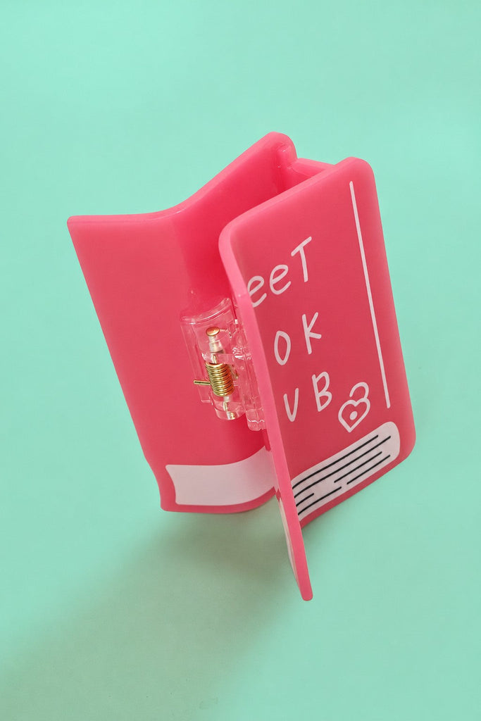 Sweet Book Club Acetate Hair Claw Clip | 40H1147
