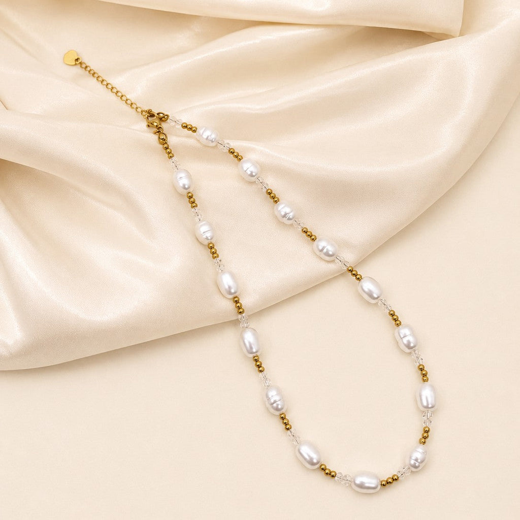 Stainless Steel Tarnish Free Pearl Necklaces | 40NK9755