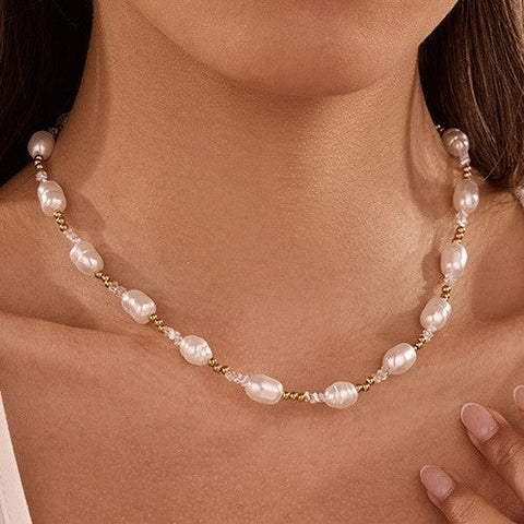Stainless Steel Tarnish Free Pearl Necklaces | 40NK9755