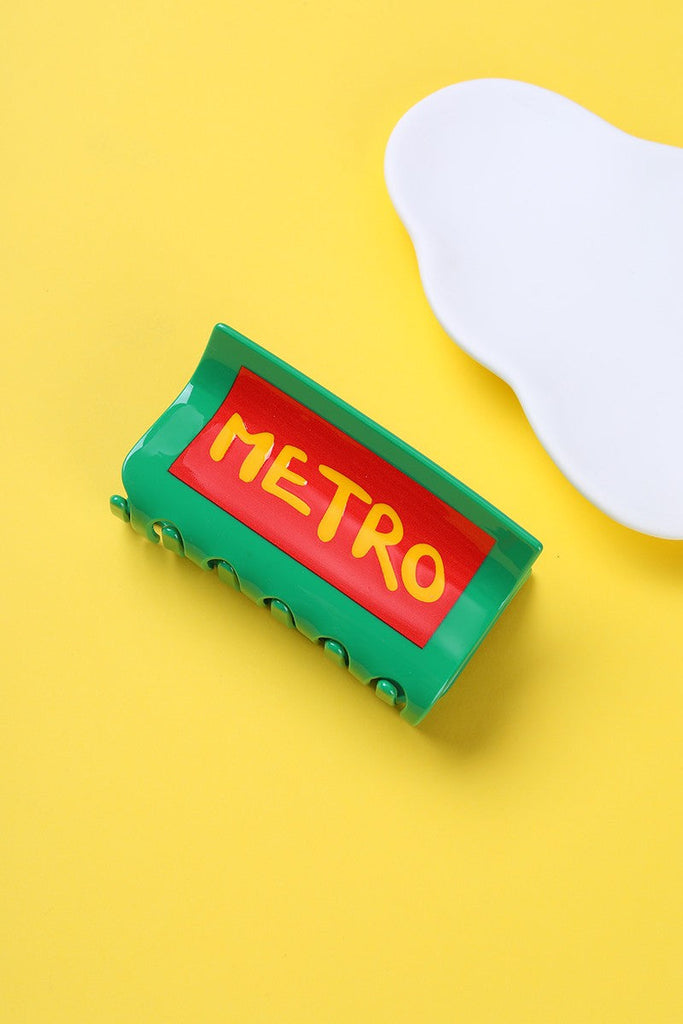 Novelty Metro & Sold Out Acetate Hair Claw Clips | 40H1161
