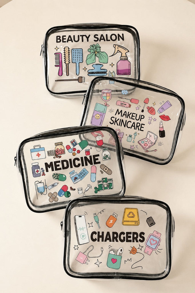 Clear Travel Cosmetic Organizer Travel Bag Pouch | 40P633
