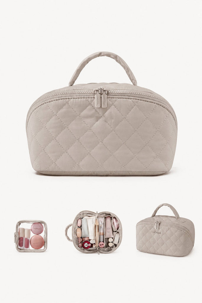 OPEN FLAT COSMETIC MAKEUP POUCH BAG SET | 40P634