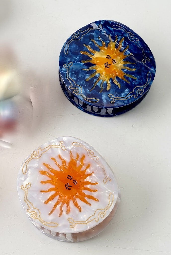 Jumbo Celestial Sun Hair Claw Clip | 40H1167