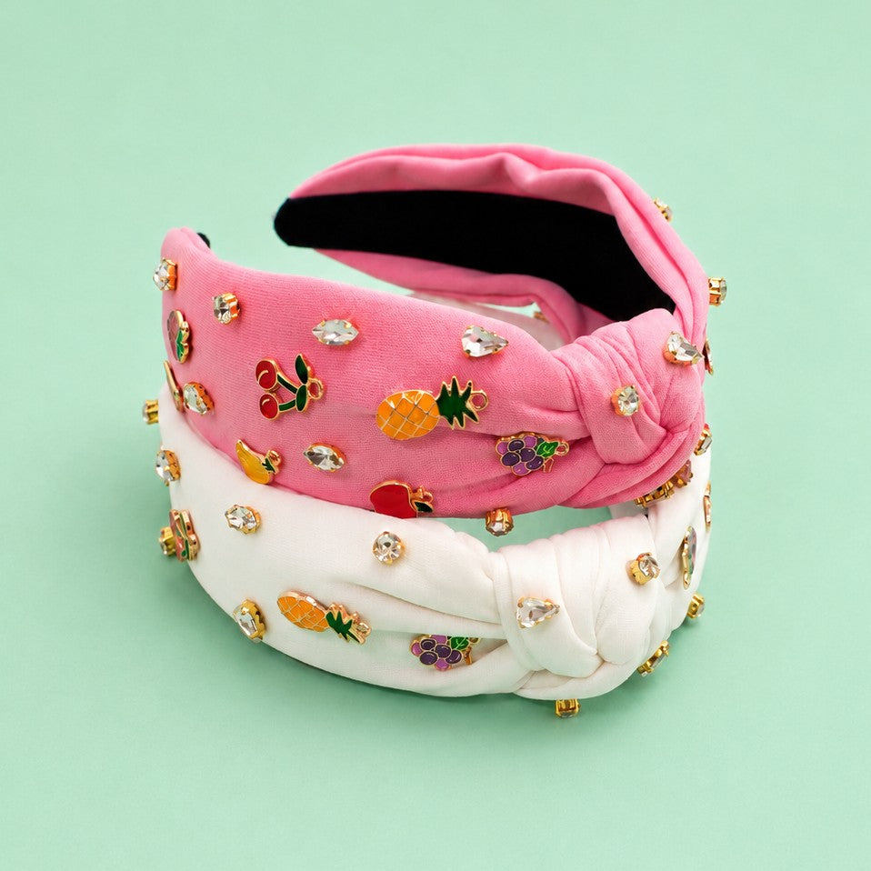 Fruit Rhinestone Embellished Knotted Headband | 40HB208