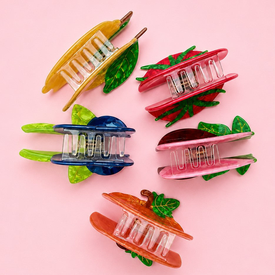 Cellulose Acetate Fruit Hair Claw Clip | 40H1174