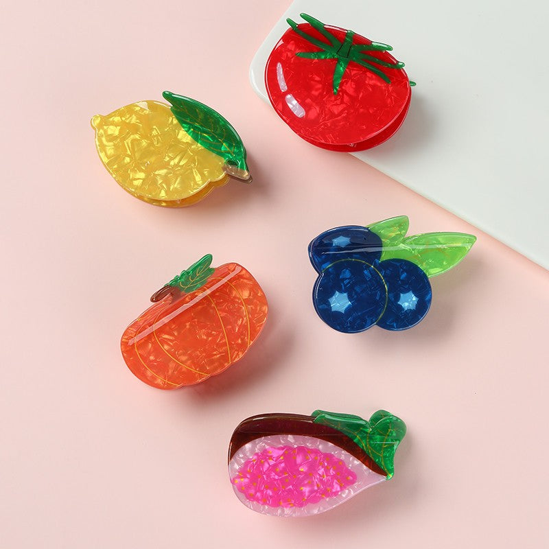 Cellulose Acetate Fruit Hair Claw Clip | 40H1174