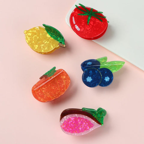Cellulose Acetate Fruit Hair Claw Clip | 40H1174