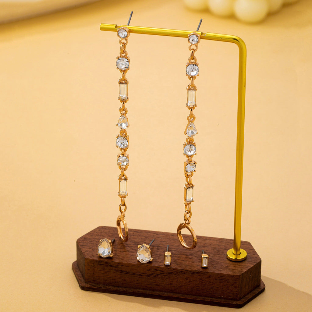 Crystal Cluster Earring Trio Set | 80E62938