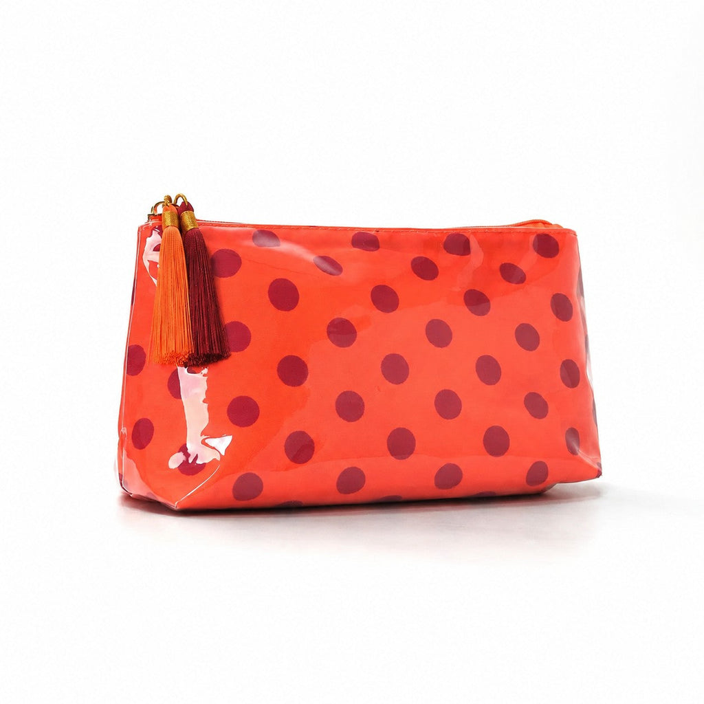 POLKA DOT TRAVEL COSMETIC MAKEUP POUCH BAG | 40P641