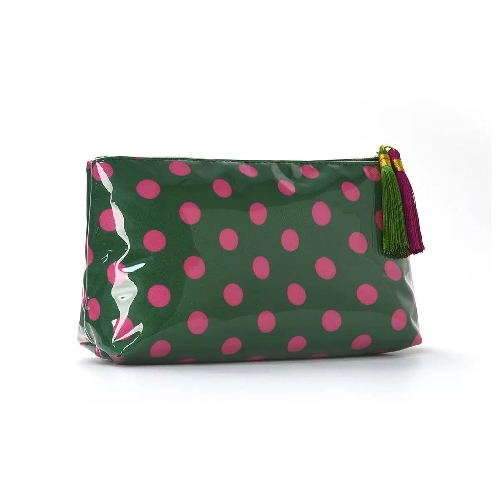POLKA DOT TRAVEL COSMETIC MAKEUP POUCH BAG | 40P641