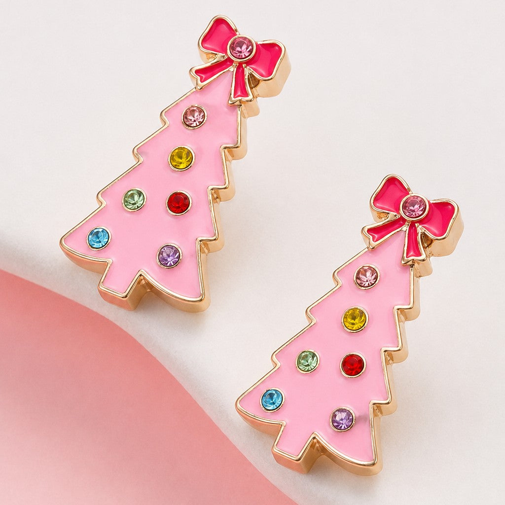 CHIRSTMAS TREE STUD EARRINGS | 40E535