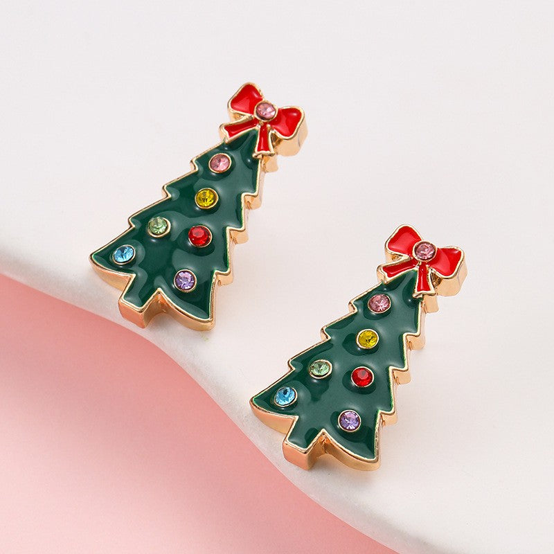CHIRSTMAS TREE STUD EARRINGS | 40E535