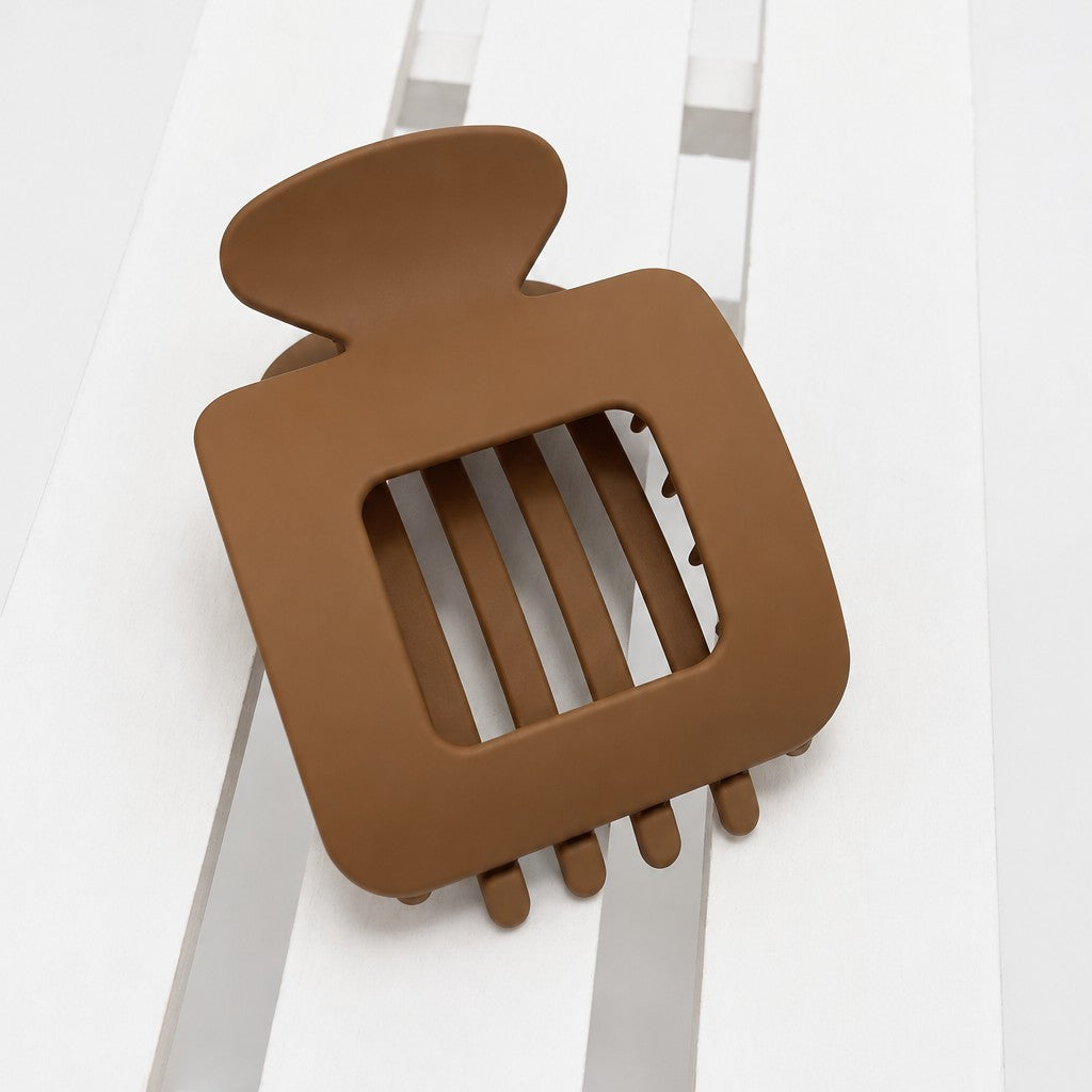 Matte Square Cutout Hair Claw Clips | 40H1187