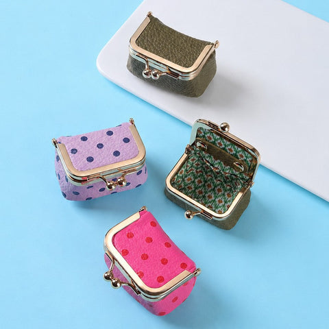 MINI POLKA DOT KISS LOCK TRAVEL JEWELRY BOX | 40P646