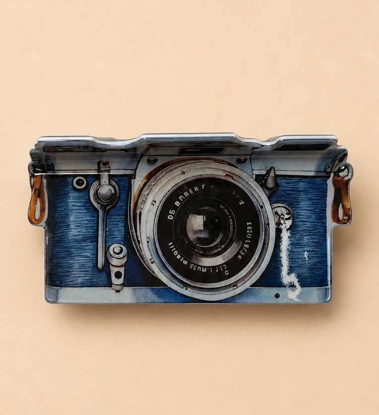 Jumbo Vintage Camera-shaped Hair Claw Clip | 40H1198
