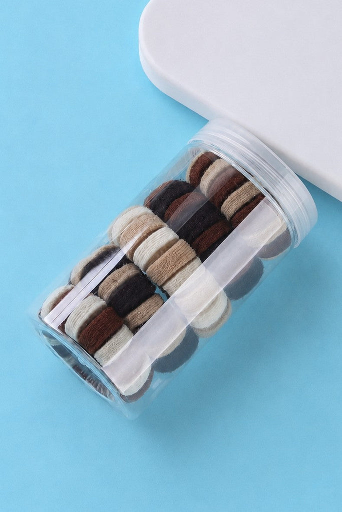 Striped Terry Hair Ties 5-Pc Set | 40S745