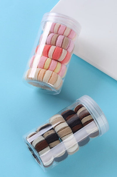 Striped Terry Hair Ties 5-Pc Set | 40S745