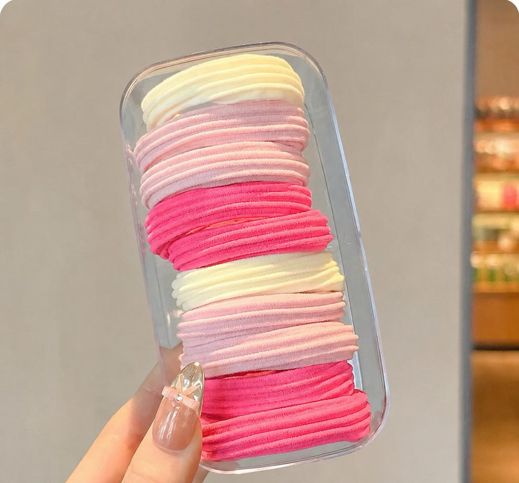 Stretchable Silky Hair Ties 10-Pc Set | 40S746