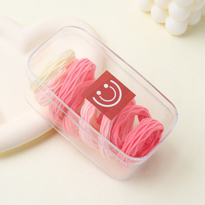 Stretchable Silky Hair Ties 10-Pc Set | 40S746