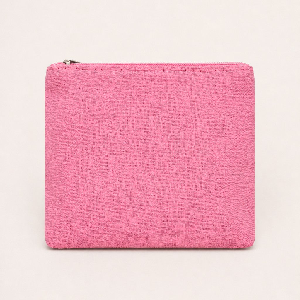 "MAHJONG" STRIPED BEAD POUCH COIN PURSE | 40P659