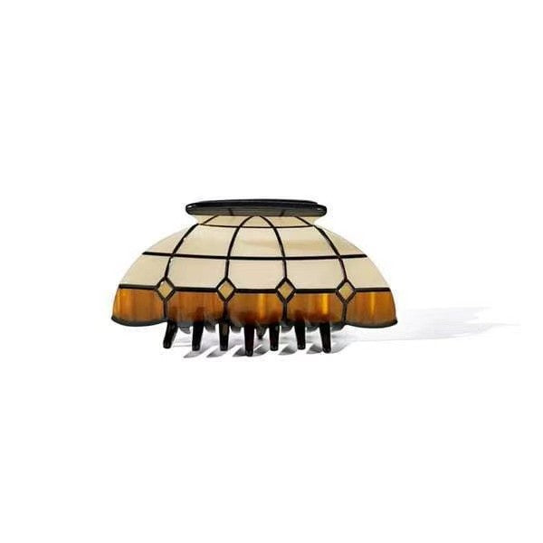 Vintage Stained Glass Lamp Shade Hair Claw Clip | 40H1240