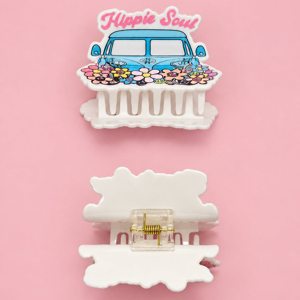 Retro "Hippie Soul" Camper Van Hair Claw Clips | 40H1211