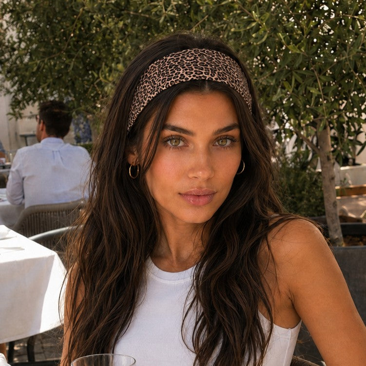 Classic Animal Leopard Headband 2-Pc Set | 40HWP607