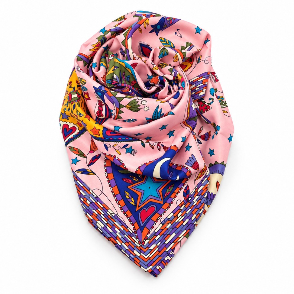 Bohemian Paisley Print Scarf | 40SC767