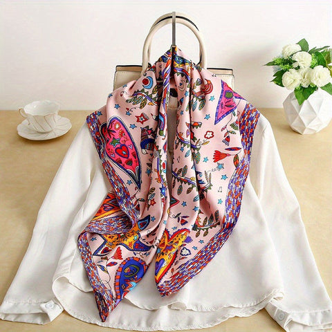 Bohemian Paisley Print Scarf | 40SC767