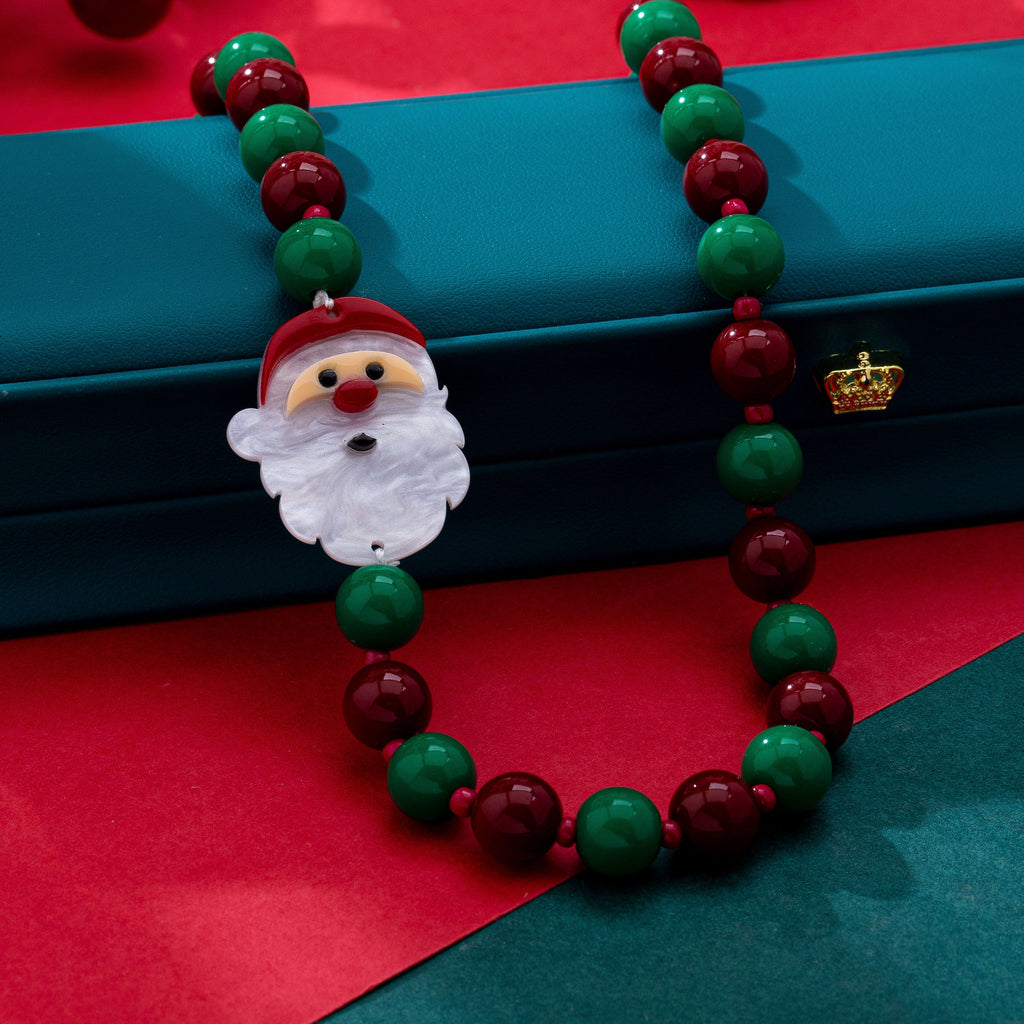 Festive Holiday Charm Beaded Necklace | 80N93880