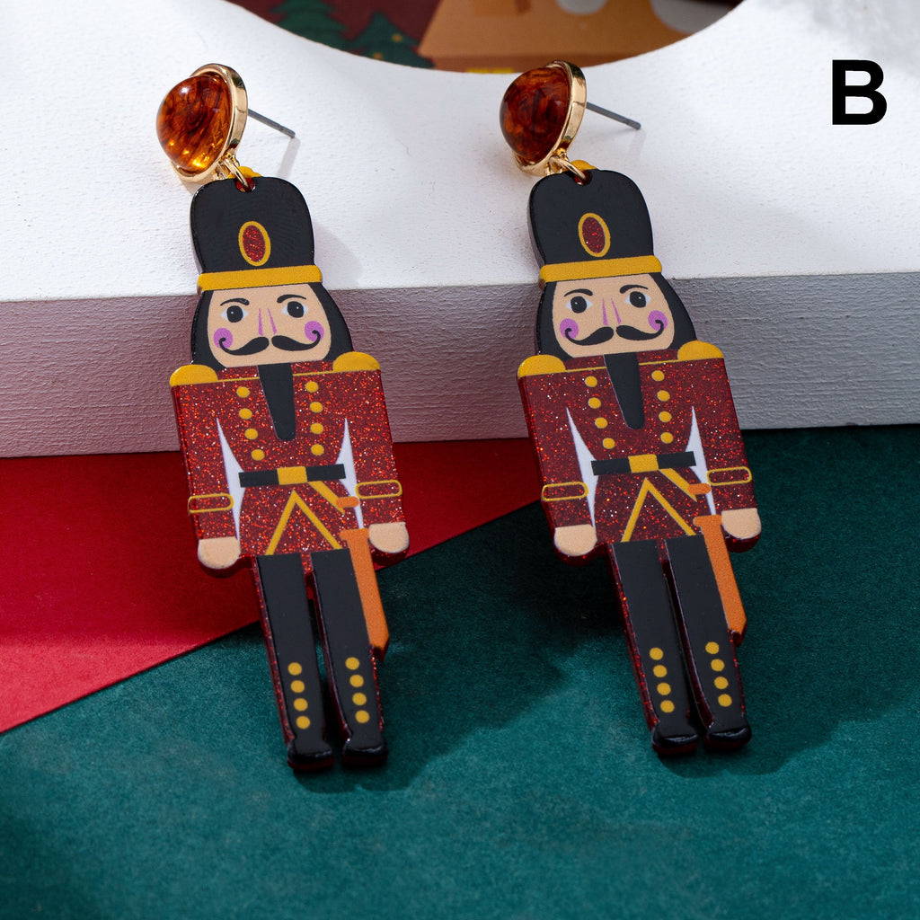 Nutcracker Soldier Statement Drop Earrings | 80E63508