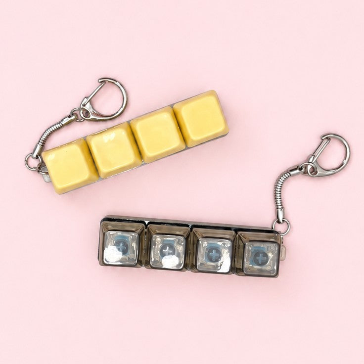 Light-Up Keyboard Fidget Stress Relief Keychain | 40KC193