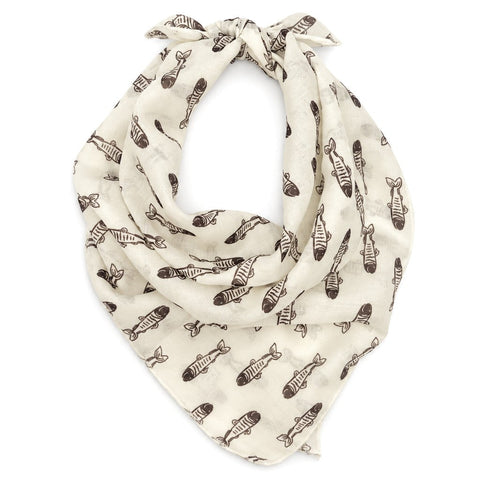 Assorted Print Thin Square Scarf | 40SC740