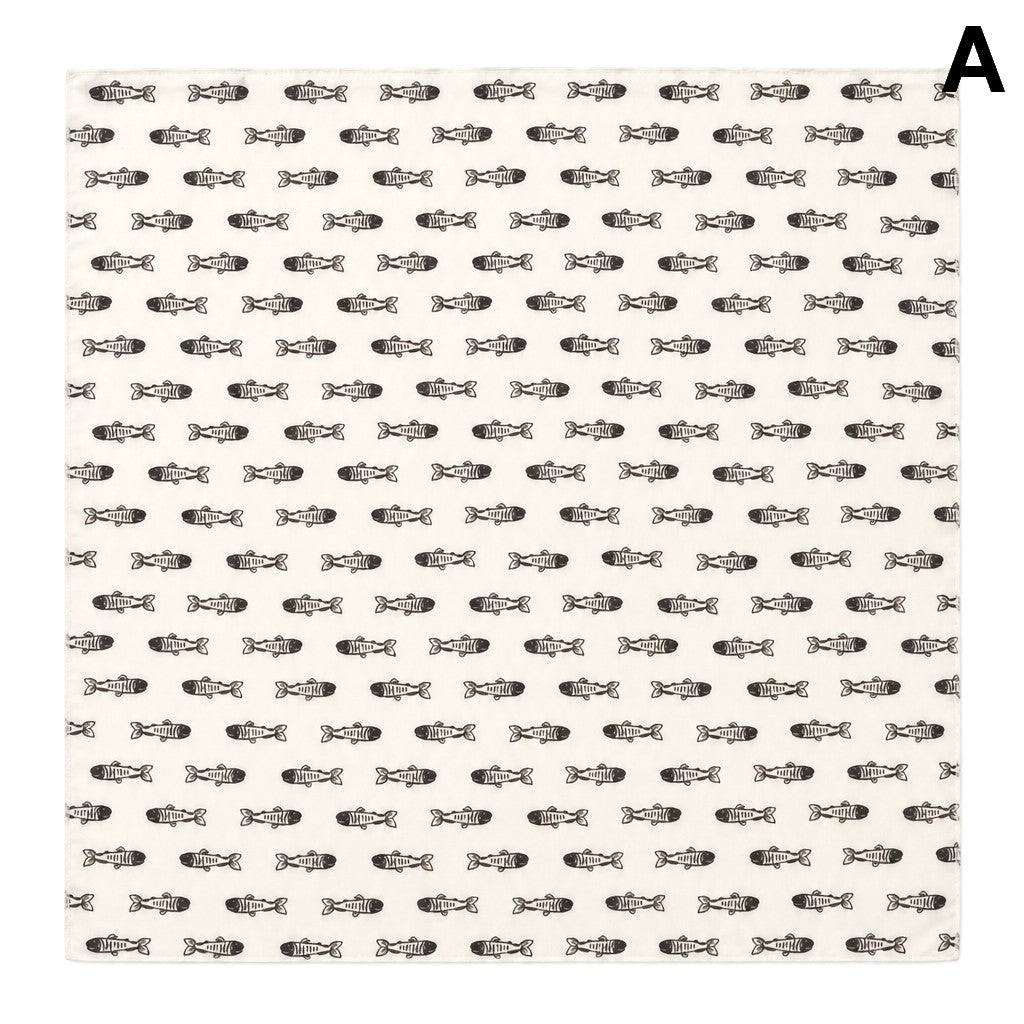 Assorted Print Thin Square Scarf | 40SC740
