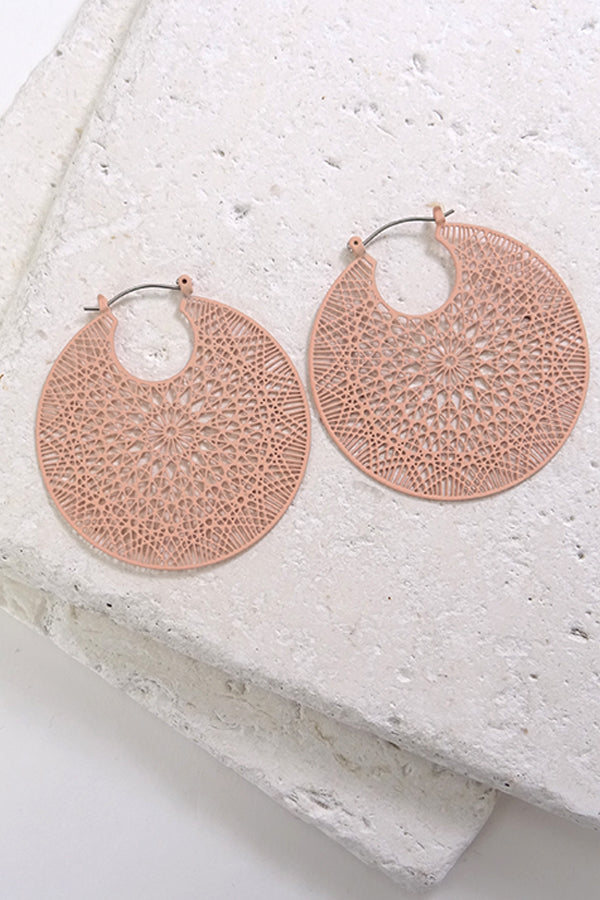 Filigree hoop featuring a soft rubbery texture | 260394455