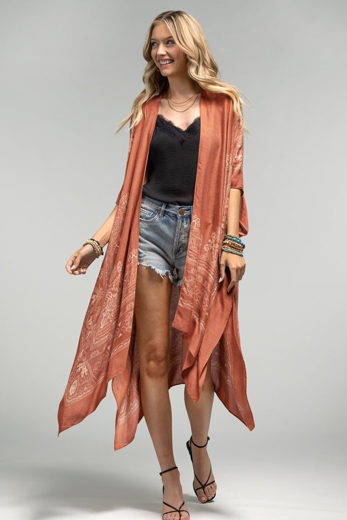 Kimono Collection! - Ornate Mandala Kimono | Beautiful Women Ornate Kimono | Kimono Cardigan | Beach Kimono | Beach Cardigan, Long Kimono