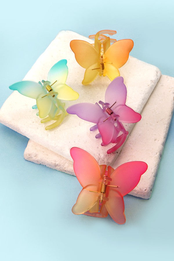 OMBRE BUTTERFLY HAIR CLAW CLIPS | 40H430c