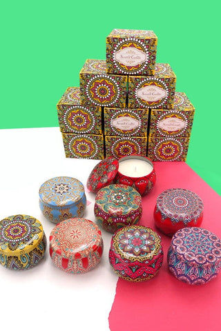 CANDLE NATURAL SOY AROMATHERAPY SCENTED CANDLES | 90C102