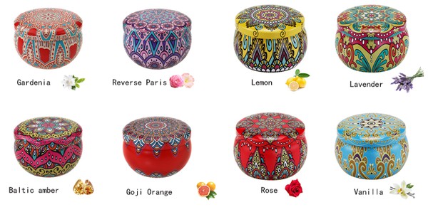 CANDLE NATURAL SOY AROMATHERAPY SCENTED CANDLES | 90C102